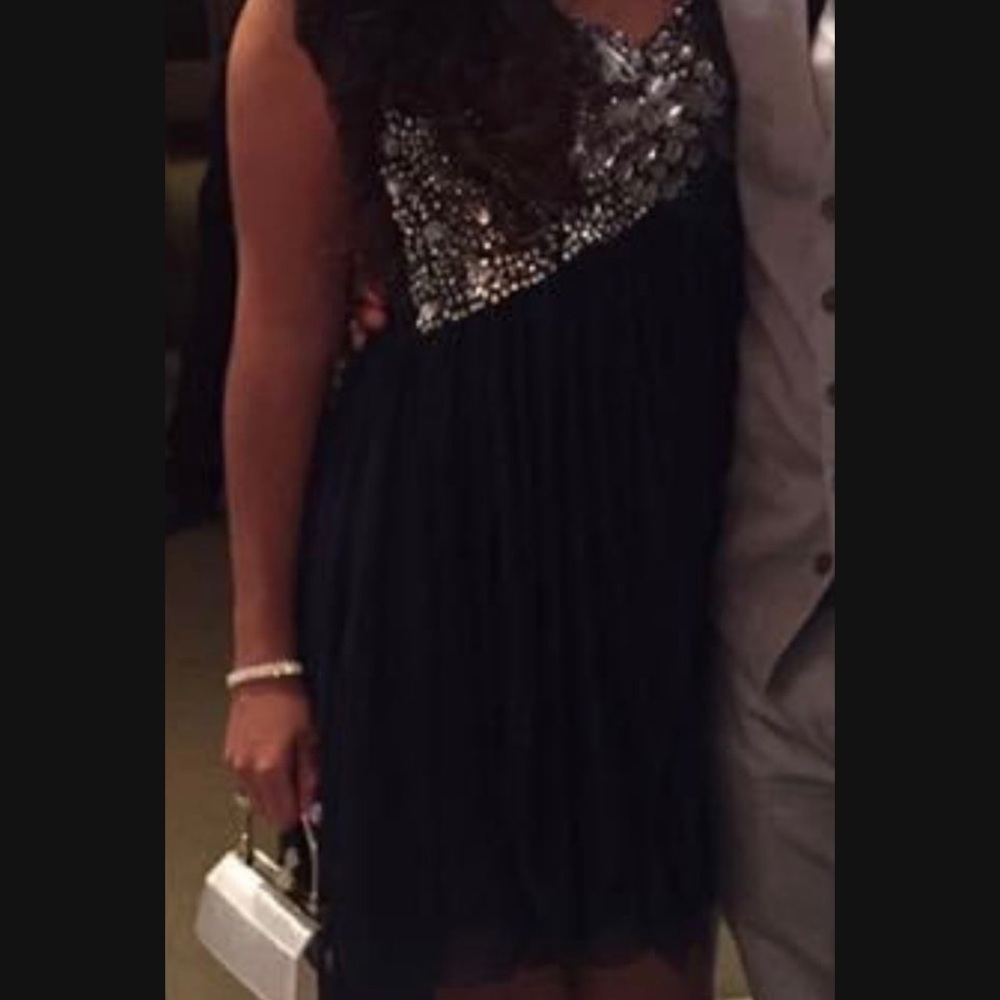Navy blue dress